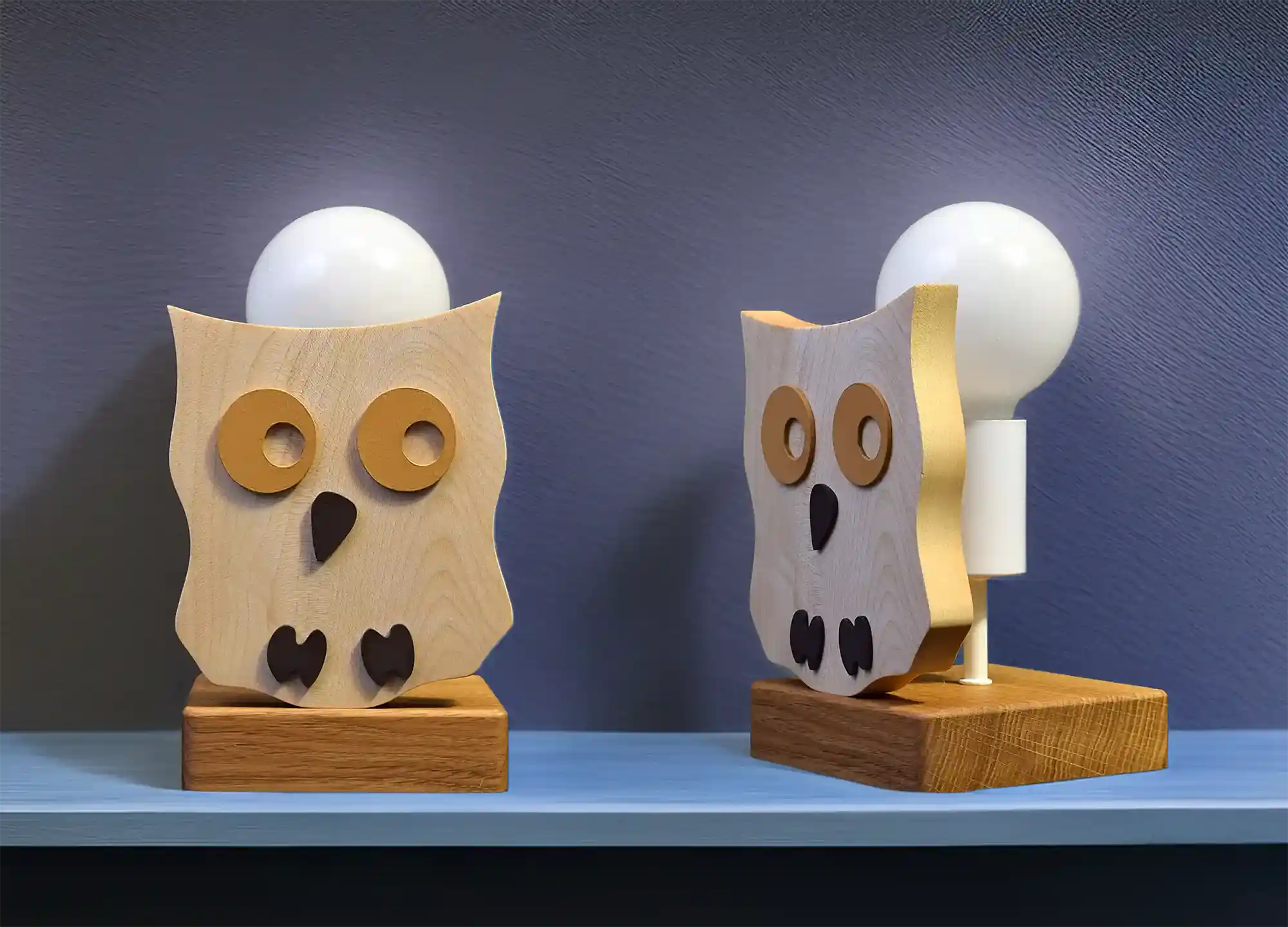 Lampe enfant en forme de hibou