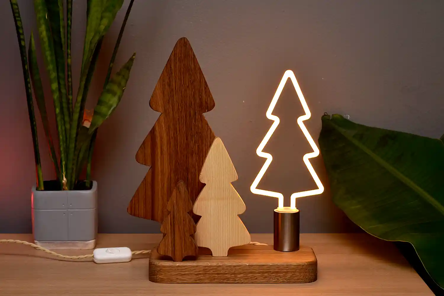 Lampe ''Sapin'' - Atelier Les Sens du bois