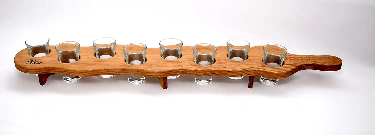 Supports à shots - Atelier Les Sens du bois